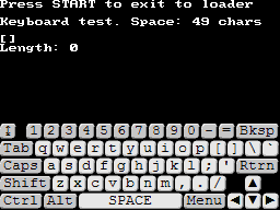 Default text console and keyboard