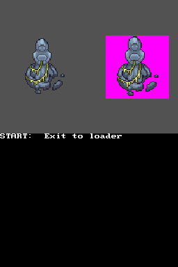 Texture with palette